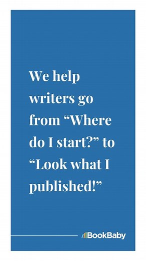 If you self-publish your book through big box businesses, you’re the writer, distributor, marketer, and designer. Picking up new skills and figuring out industry logistics can be incredibly overwhelming. With BookBaby, you don't have to do it all. Our in-house editing, marketing, design, and distribution teams are staffed with publishing experts who help authors like you every day. BookBaby helps you go from “Where do I start?” to “Look what I published!” You have the story, we have the skills t