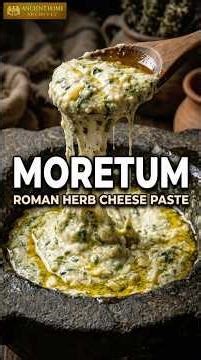 The Forgotten Roman Herb Cheese That Fed an Empire. #history #rome #ancient #food #fyp #romanfood