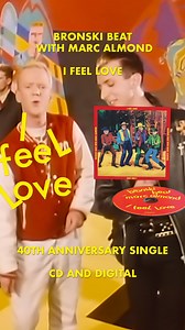 On this day in 1985, Bronski Beat with Marc Almond released ‘I Feel Love’. Peaking at No. 3 on the UK Singles Chart, their version became a club and LGBTQ anthem, reinforcing the song’s queer legacy, and its driven, pulsating NRG sound remaining an influence on modern dance music to this day. Today London Records release a special 10-track single of ‘I Feel Love’ available on CD and Digitally. Limited edition of 1,000 singles Numbered in high gloss card wallet Features 7 versions of ‘I Feel Love
