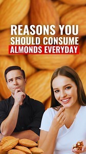 Reasons Why You Should Consume Almonds Every Day ❓❗️ Consuming almonds every day can provide a wide range of health benefits due to their rich nutrient profile. Here are some reasons why almonds are a great addition to your daily diet. #healthapta #almonds #nuts #dryfruits #everyday #nutritious #dailydiet #healthyeating #shortreels #followus | Healthapta