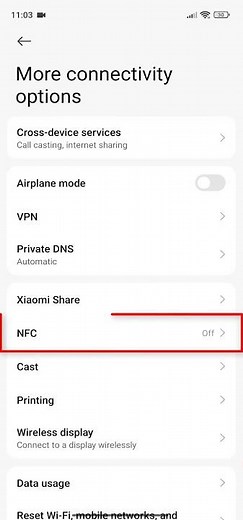 How to enable NFC on android Redmi #shorts #viral #nfc