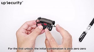 Travel Locks Cable Retractable, Mini Snowboard Lock with Combination, Small Padlock Combination with Wire for Luggage, Backpack, Suitcase, Stroller, Ski Gear, Motorcycle Helmet Anti Theft