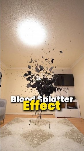 The Blood Splatter Effect🩸 #tutorial #capcut