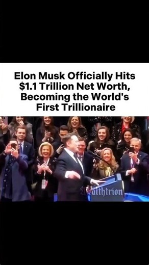 Elon Musk first Trillionaire 💰 #moneymindset #millionairevibes