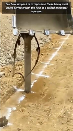 Smart Construction Trick For Repositioning Metal Posts Very Easily
