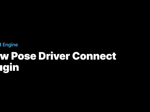 Pose Driver Connect 官方教程