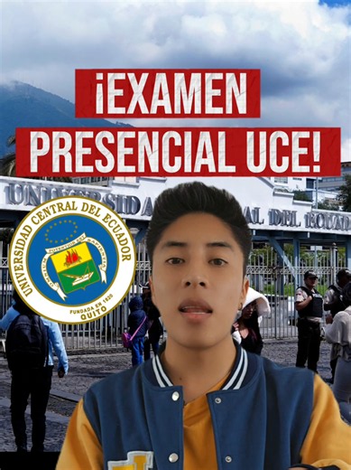 Examen Presencial en la UCE ? 🤯🔴 #uce #admision #quito #universidadcentral