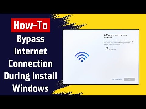 How To Bypass Internet Connection Required During Install Windows 10, 11