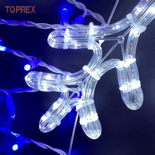 Transform Your City Streets with LED Snowflake Street Decor! #ledmagic