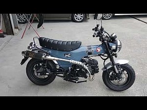 DAX125 ヨシムラマフラー 機械曲GP-MAGNUMサイクロン