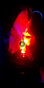 Watch 110V 3W 3D LED Artificial Fake Fire Flame Effect Light Campfire Centerpiece Flame Lightning Torch Li on Amazon Live