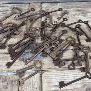 Authentic 1800s Skeleton Keys - Real Skeleton Master Door Keys - Brass Iron Bronze Steel - Etsy