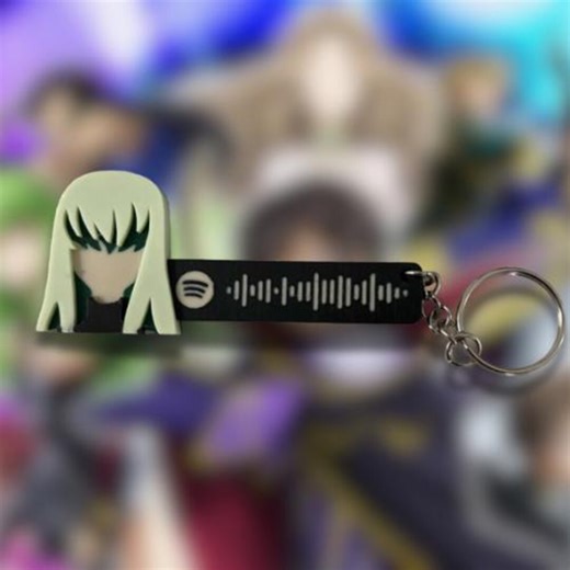 Code Geass C.C. C2 Immortal Witch Inspired Custom Keychain or Magnet - Etsy UK