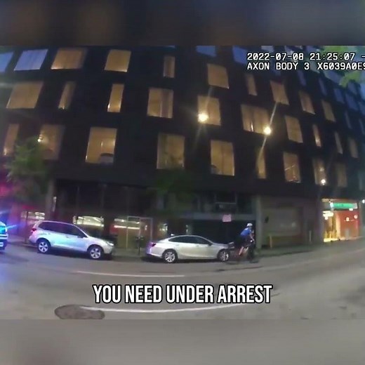 “You’re Under Arrest” Officer Gives Commands During Ongoing Situation