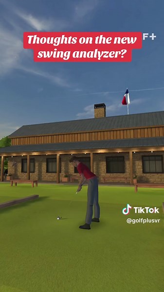 Simulator level data at a fraction of the cost! . . . #golfplusvr #vr #golf #golfswing #golftips