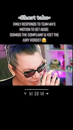 Breaking down the #deppvsheard #posttrial #memorandum #motiontosetaside from #amberheard and #elainebredehoft with @theemilydbaker - and this was just the summary of the argument portion! #coffeeandcursewords #lawnerds #short #shortake