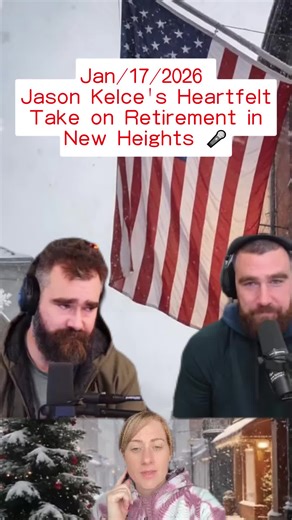 Get Ready to Cry! 😢 Jason Kelce's Heartfelt Take on Retirement in New Heights 🎤 #JasonKelce #RetirementTalk #EmotionalMoments #NewHeightsPodcast #fyp