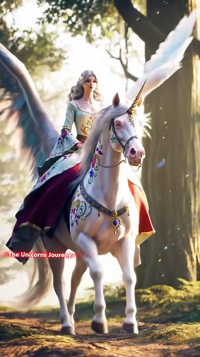 Mystical Unicorn Run with Embroidered Elegance . . . . . . . #UnicornFantasy #EpicUnicornRun #PrincessAndUnicorn #FantasyAdventure #MagicalCreatures #8KFantasy #CinematicShorts #UnicornInMotion #RoyalFantasy #Veo3Video #YouTubeShorts #FantasyWorld #EnchantedJourney #MythicalRide #MagicalEmbroidery | The Unicorn's Journey