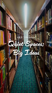 Curious where ideas truly come to life at AKU? Our libraries go beyond books – they're spaces for connection, inspiration, and personal growth. Whether it’s a quiet study session or a shared discovery, every corner holds a story waiting to be told. Explore the vibrant spaces that shape the heart of learning at AKU! 📚✨ #LifeAtAKU #AKULibraries | Aga Khan University