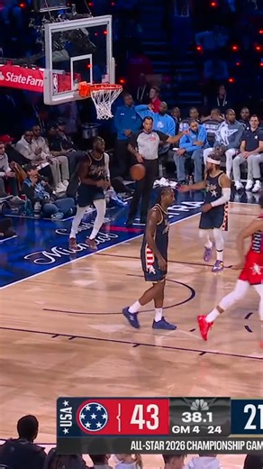 USA Stars top off their victory with 3 straight slams ⭐️ Watch the 2026 NBA All-Star Game on the Pilipinas Live app and register now FOR FREE! 📲 Google Play or App Store 👉 https://bit.ly/NBAPHxCignal #NBAOnPilipinasLIVE #NBAAllStar26 #NBAPhilippines | NBA Philippines