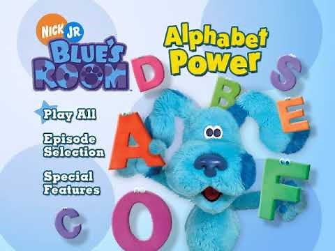 Blue's Room - Alphabet Power - DVD Menu Walkthrough