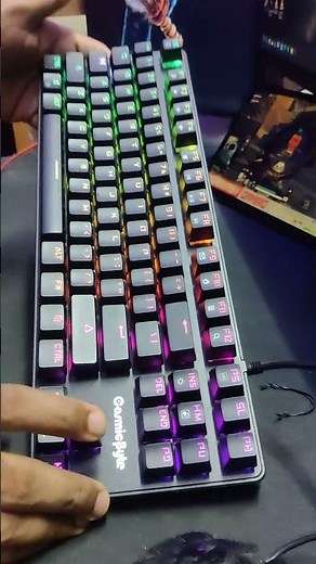 CosmicByte Mechanical keyboard GK16 #shorts #gamingkeyboard #cosmicbyte