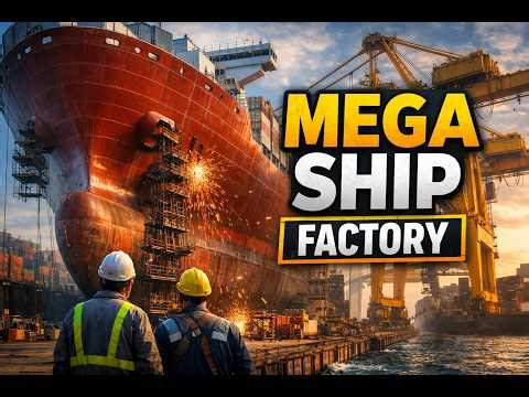 Inside The Billion Dollar Shipbuilding Industry | How Giant Ships Are Made