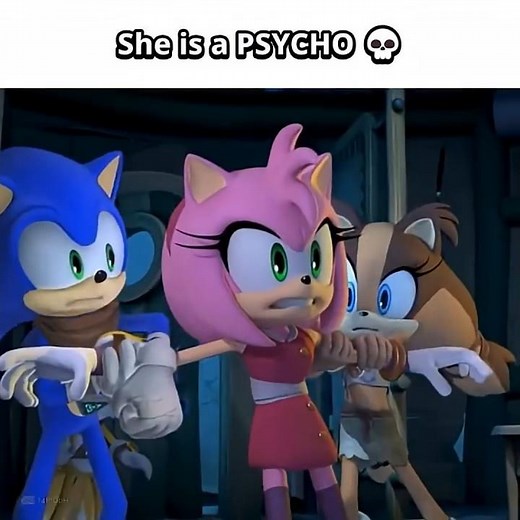 Amy crashes out 💀 #sonic #memes