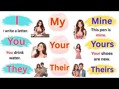 Learn English for Beginners: I, My, Mine | Easy Grammar & Sentences 📘✨