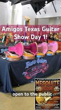 Diablo Guitars Parker Lundgren at Amigos Texas Guitar Show 2025 Day 1!