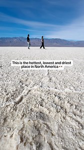 1.4K views | Badwater Basin salt flats, Death Valley National Park, California. The hottest, lowest and driest place in North America. And absolutely otherworldly. #badwaterbasin #deathvalley #californiatravel #nationalparksusa #usaroadtrip #travelcreator #canadiancreator | Fuel For The Sole Travel, Outdoor & Adventure | Facebook