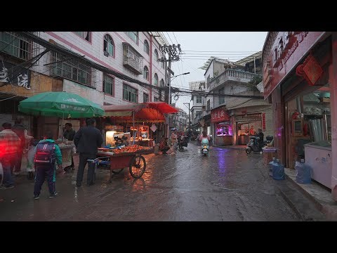 China's Urban Village Walk. The urban village to be demolished. Huayujing(花鱼井), Guiyang・4K