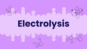Electrolysis animation