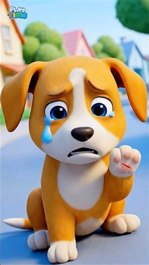 Bingo Dog Got a Boo Boo 🐶🩹 | Baby Cartoon Nursery Rhymes #shorts #kidssongs #nurseryrhymes