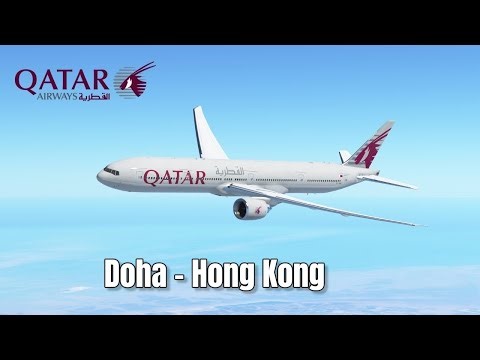 Infinite Flight LIVE: Gateway to Hong Kong | Qatar Airways B777