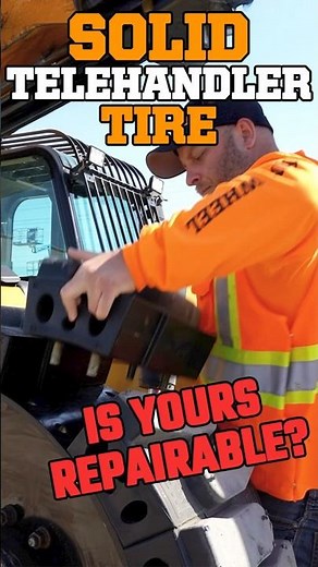 Solid Telehandler Tire - Is Yours Repairable?