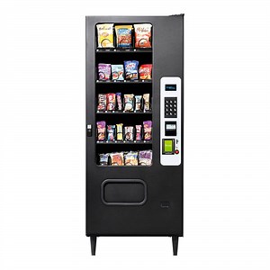 Selectivend SEL23 23-Item Snack Vending Machine with Coin Mechanism, Bill Validator, and Card Reader