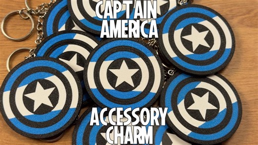 Marvel Rivals Captain America Superhero Accessory Charm - Etsy Canada