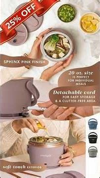 Crock-Pot Electric Lunch Box Review | Elegant On-the-Go Food Warmer