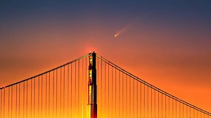 WATCH: 'Comet of the century' streaks above the Golden Gate Bridge