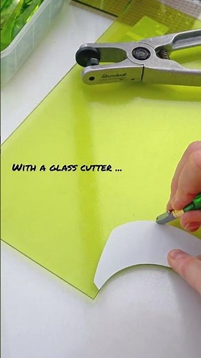 "How do you cut art glass?" Scoring and snapping with a glass cutter