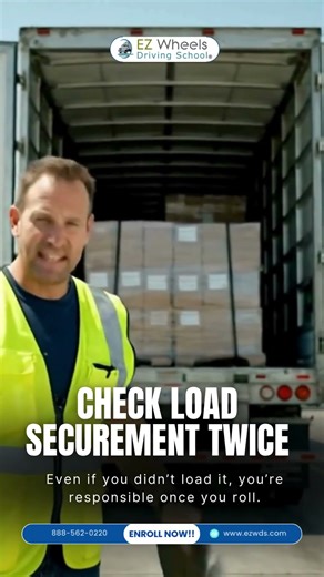 🔒 Check Load Securement Twice