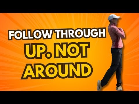 Golf swing: how the body moves in the follow through