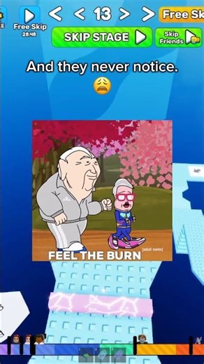 Why do slow walkers block the ENTIRE path #roblox #robloxrant #relatable