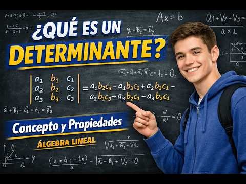 ¿Qué es un Determinante | Concepto y Propiedades | Álgebra Lineal