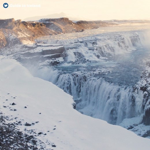 Gullfoss waterfall is beautiful in all seasons but we've got a soft spot for winter Gullfoss 😍🥰💧 #guidetoiceland | Guide to Iceland