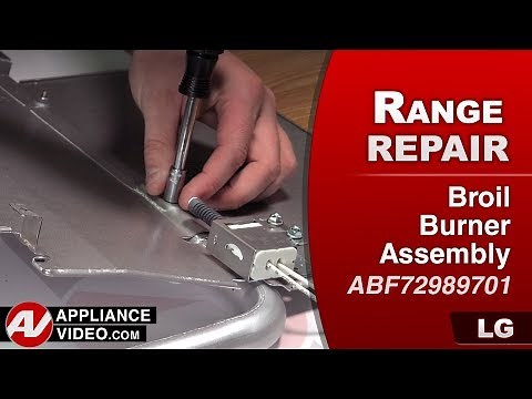 LG Stove - Flames Coming Up the Side - Broil Burner Assembly Repair and Diagnostic