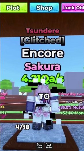 This Roblox Game Turns Anime Girls Into Money 💰 | Roll Anime Girls #roblox #shorts