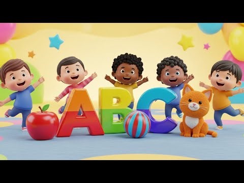 Alphabet Song for Babies | Learn ABC | 3D Animated Educational Cartoon | 4K