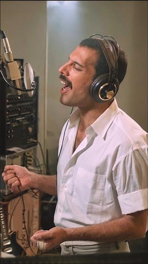 Behind The Genius: Never Satisfied👑See How He Handles Vocals🎤#freddiemercury #queen #music #song